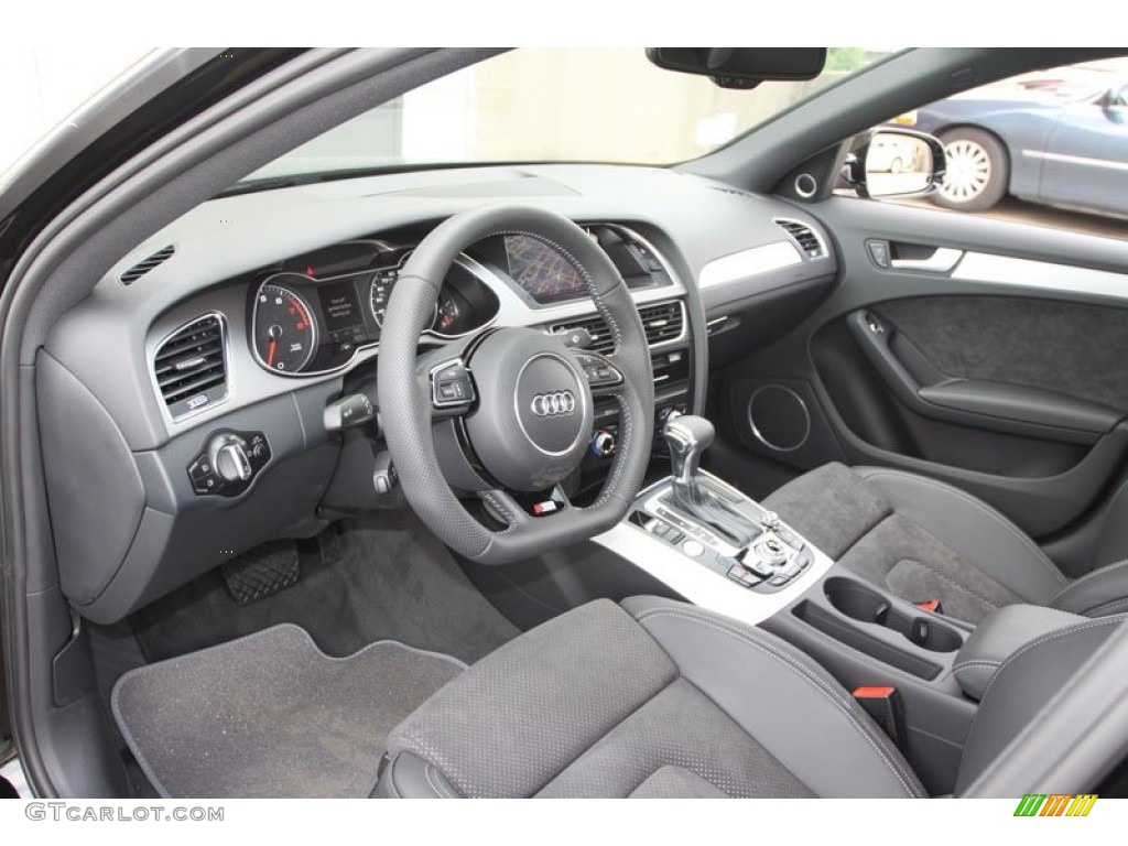 Black Interior 2013 Audi A4 2.0T quattro Sedan Photo #67513709