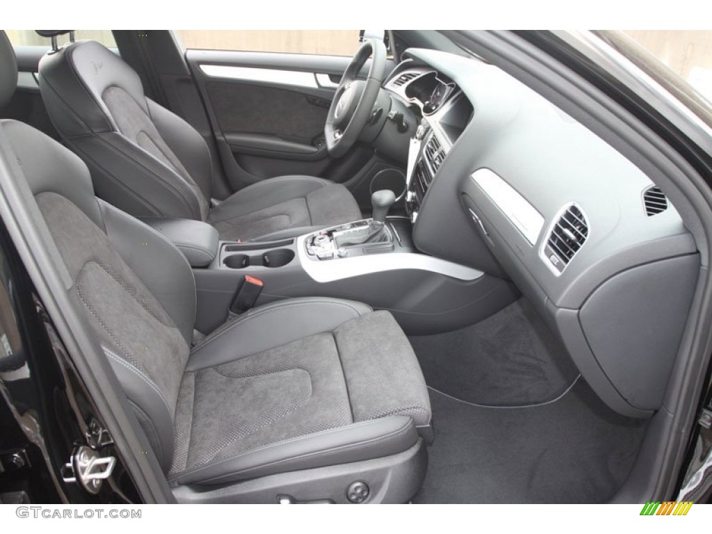 Black Interior 2013 Audi A4 2.0T quattro Sedan Photo #67513853