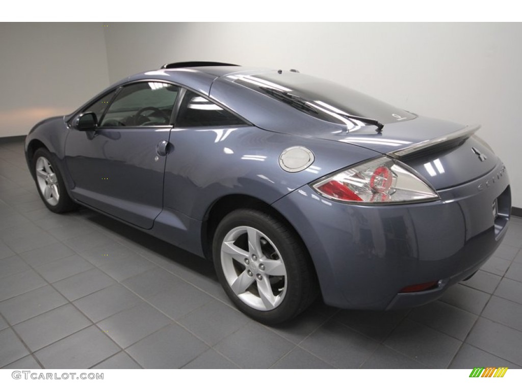 2008 Eclipse GS Coupe - Still Blue Metallic / Dark Charcoal photo #5