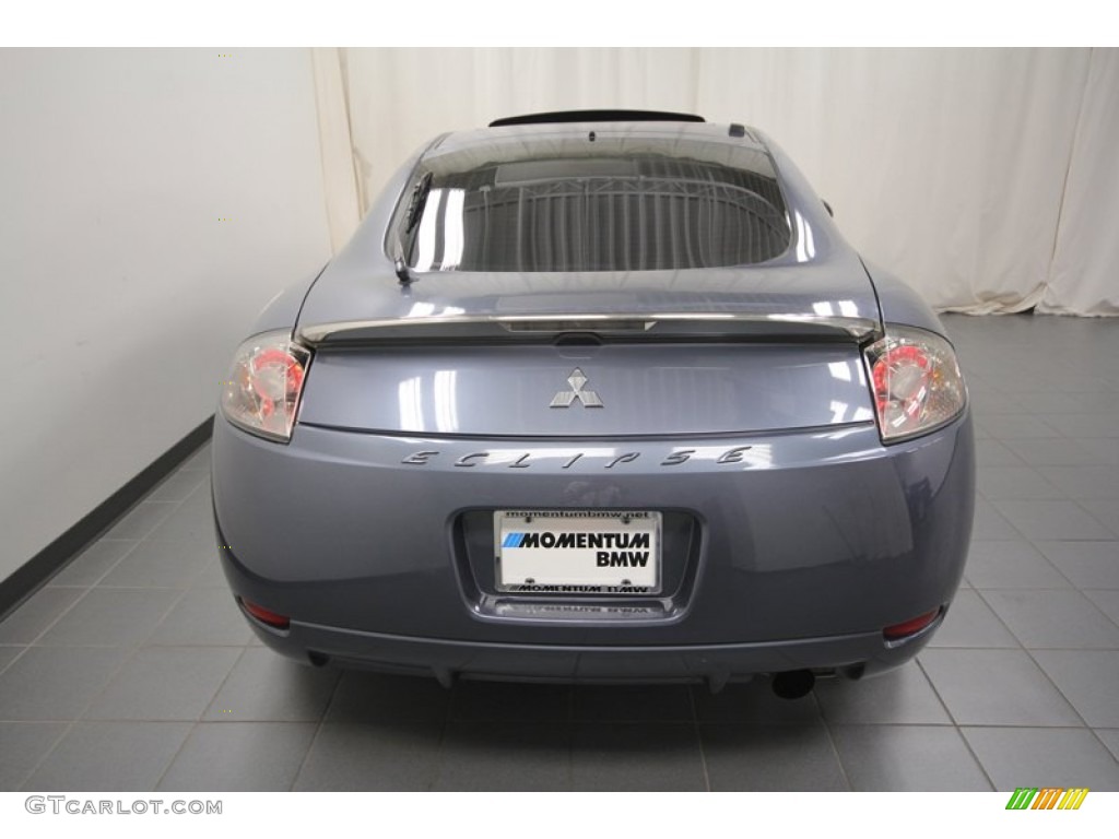 2008 Eclipse GS Coupe - Still Blue Metallic / Dark Charcoal photo #11