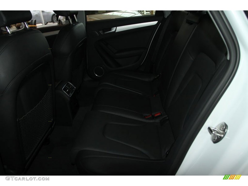 2013 A4 2.0T quattro Sedan - Glacier White Metallic / Black photo #11