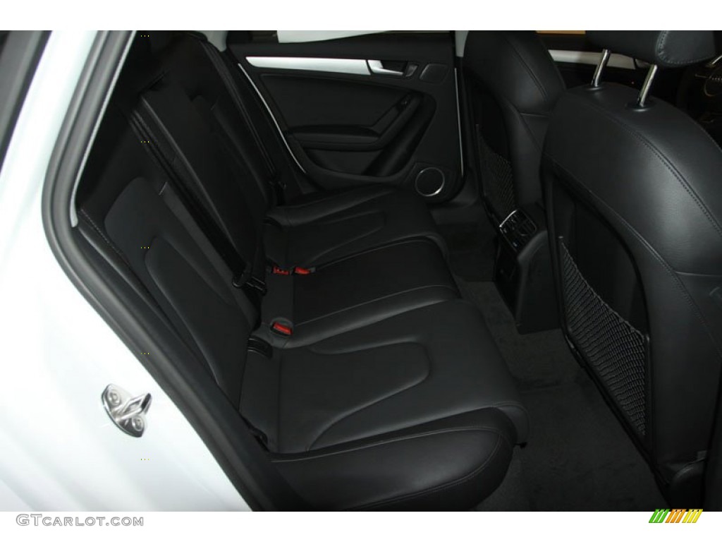 2013 A4 2.0T quattro Sedan - Glacier White Metallic / Black photo #21