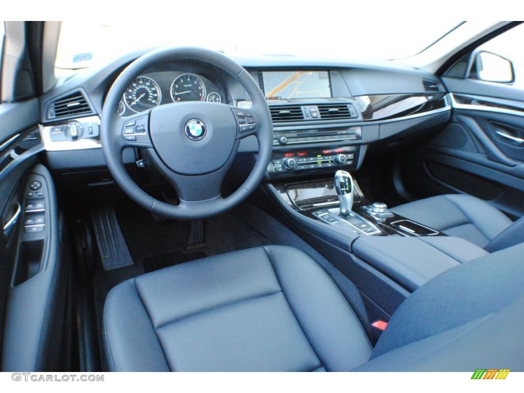 2012 5 Series 528i xDrive Sedan - Black Sapphire Metallic / Black photo #15