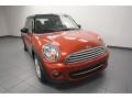 2012 Spice Orange Metallic Mini Cooper Hardtop  photo #5