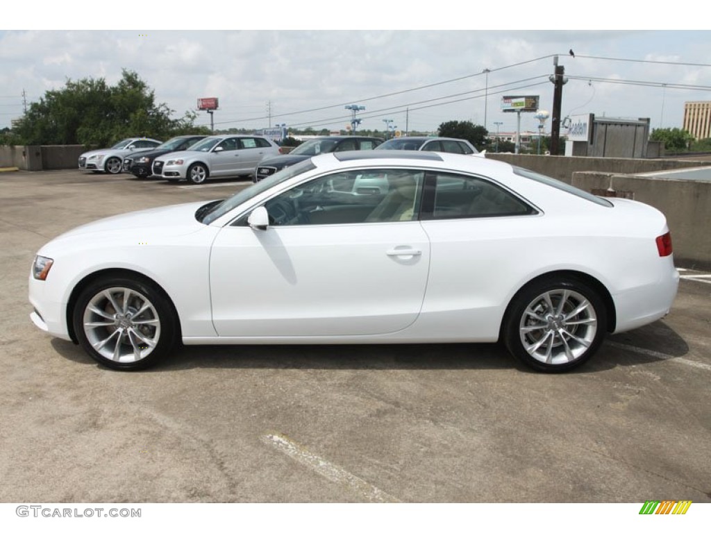 Ibis White 2013 Audi A5 2.0T quattro Coupe Exterior Photo #67515191