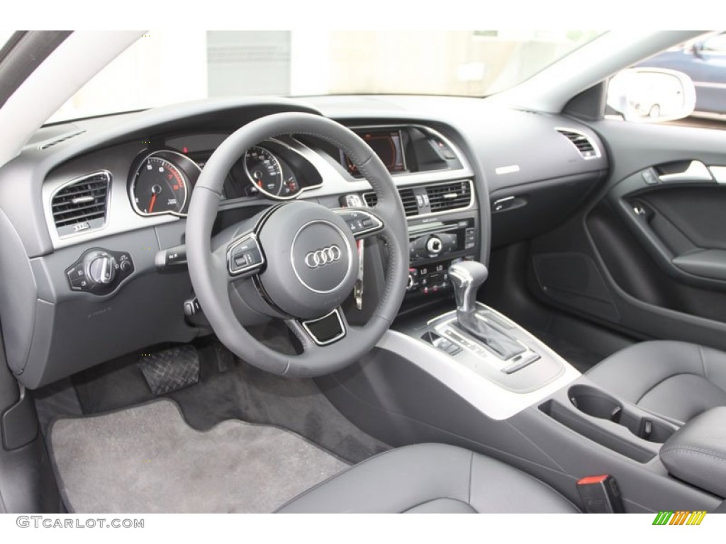 Black Interior 2013 Audi A5 2.0T quattro Coupe Photo #67515482