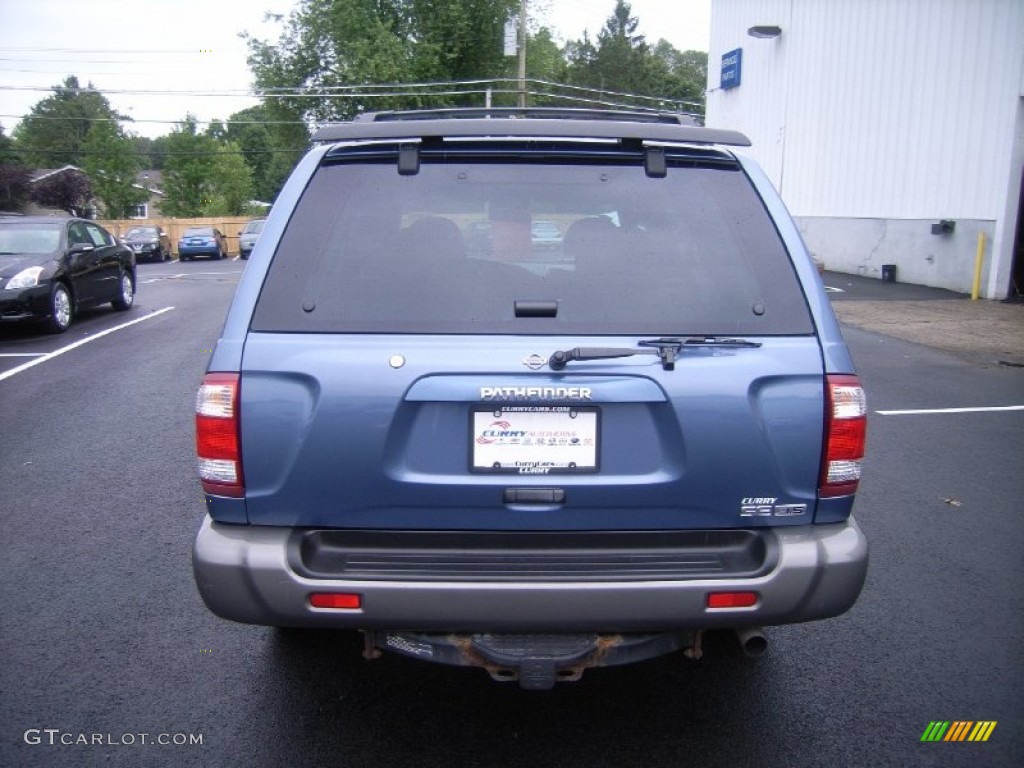 2001 Pathfinder SE 4x4 - Bayshore Blue Metallic / Charcoal photo #28