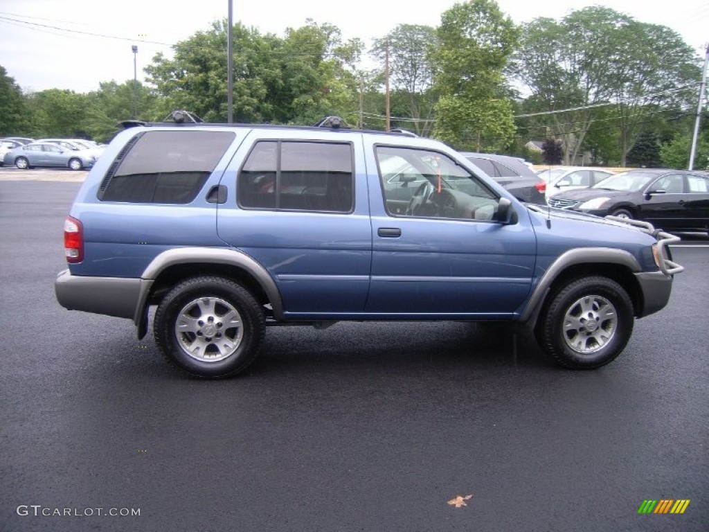 2001 Pathfinder SE 4x4 - Bayshore Blue Metallic / Charcoal photo #30