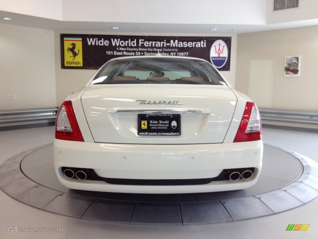 2012 Quattroporte S - Bianco Eldorado (White) / Cuoio photo #6