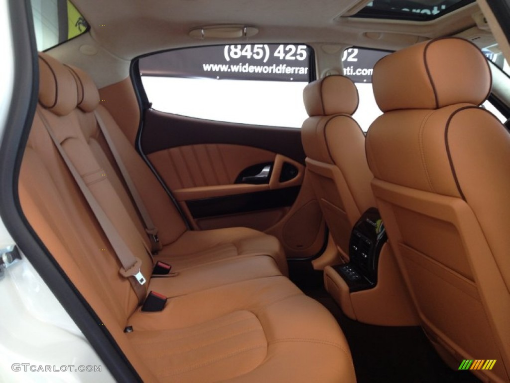 2012 Quattroporte S - Bianco Eldorado (White) / Cuoio photo #16