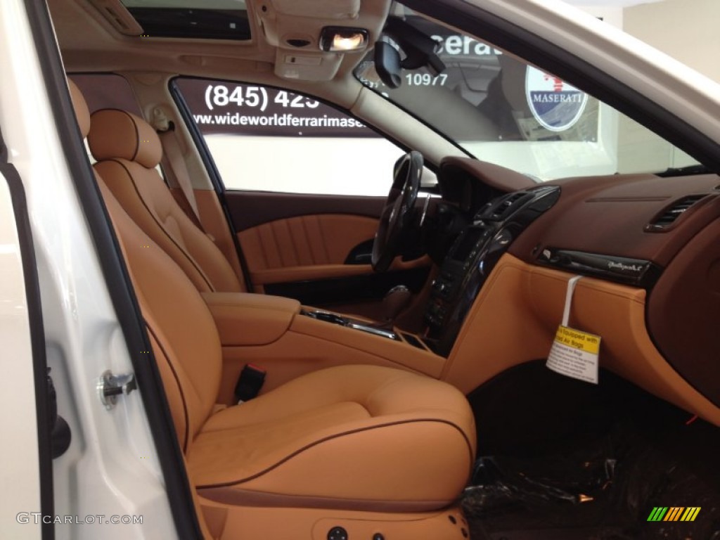 2012 Quattroporte S - Bianco Eldorado (White) / Cuoio photo #18