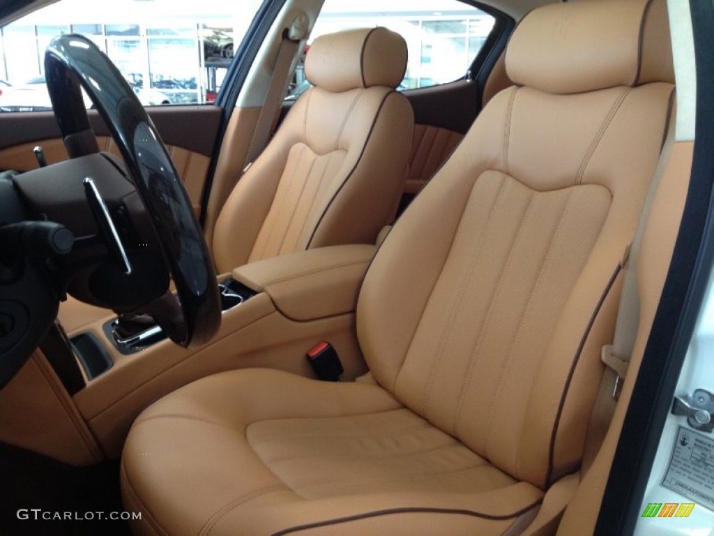 2012 Quattroporte S - Bianco Eldorado (White) / Cuoio photo #23