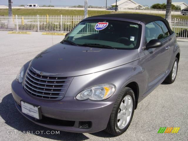 2007 PT Cruiser Convertible - Opal Gray Metallic / Pastel Slate Gray photo #2