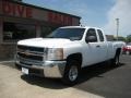 Summit White 2008 Chevrolet Silverado 2500HD Work Truck Extended Cab 4x4