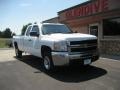 Summit White - Silverado 2500HD Work Truck Extended Cab 4x4 Photo No. 4