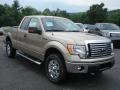 2012 Pale Adobe Metallic Ford F150 XLT SuperCab 4x4  photo #2