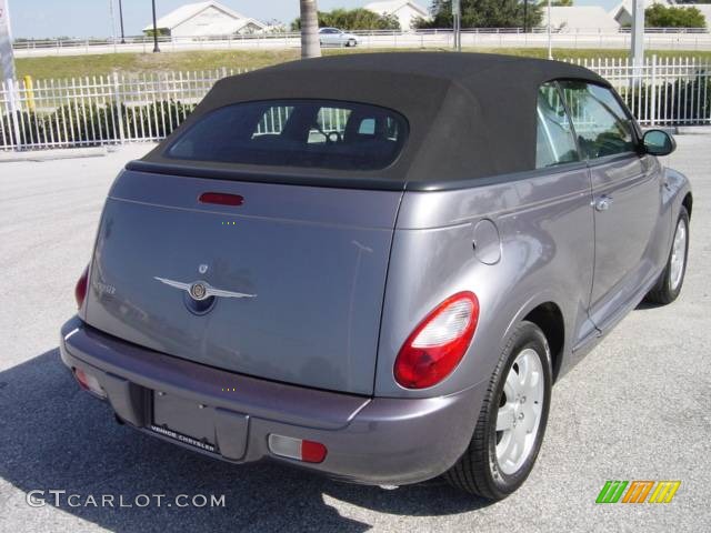 2007 PT Cruiser Convertible - Opal Gray Metallic / Pastel Slate Gray photo #6