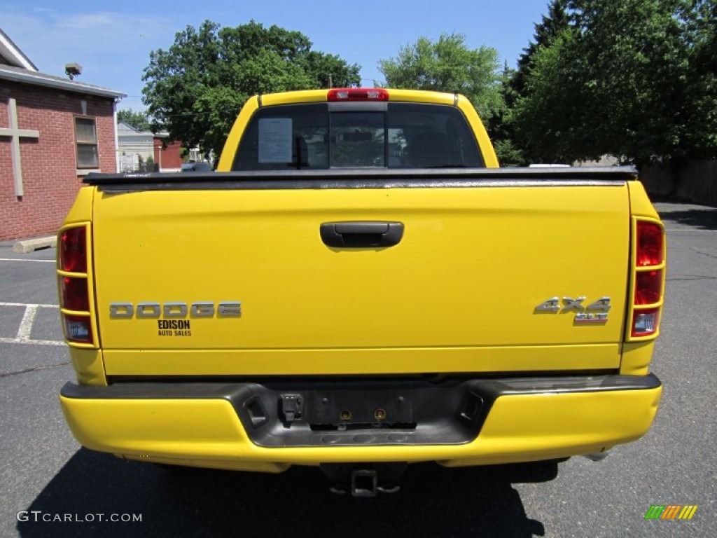 2004 Ram 1500 Rumble Bee Regular Cab 4x4 - Solar Yellow / Dark Slate Gray/Yellow Accents photo #6