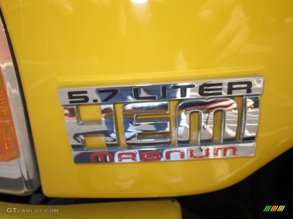 2004 Ram 1500 Rumble Bee Regular Cab 4x4 - Solar Yellow / Dark Slate Gray/Yellow Accents photo #14
