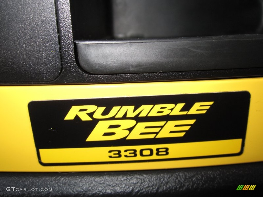 2004 Ram 1500 Rumble Bee Regular Cab 4x4 - Solar Yellow / Dark Slate Gray/Yellow Accents photo #22