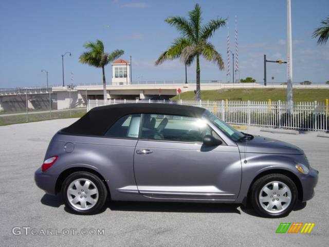 2007 PT Cruiser Convertible - Opal Gray Metallic / Pastel Slate Gray photo #7