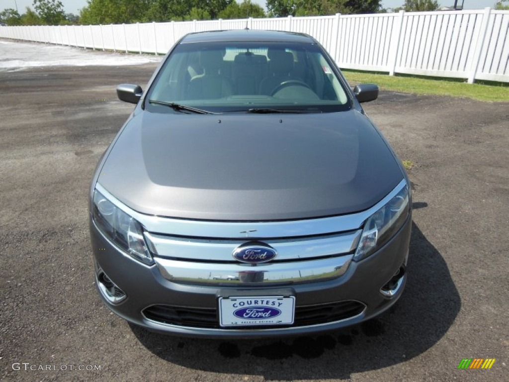 2011 Fusion SEL - Sterling Grey Metallic / Camel photo #2