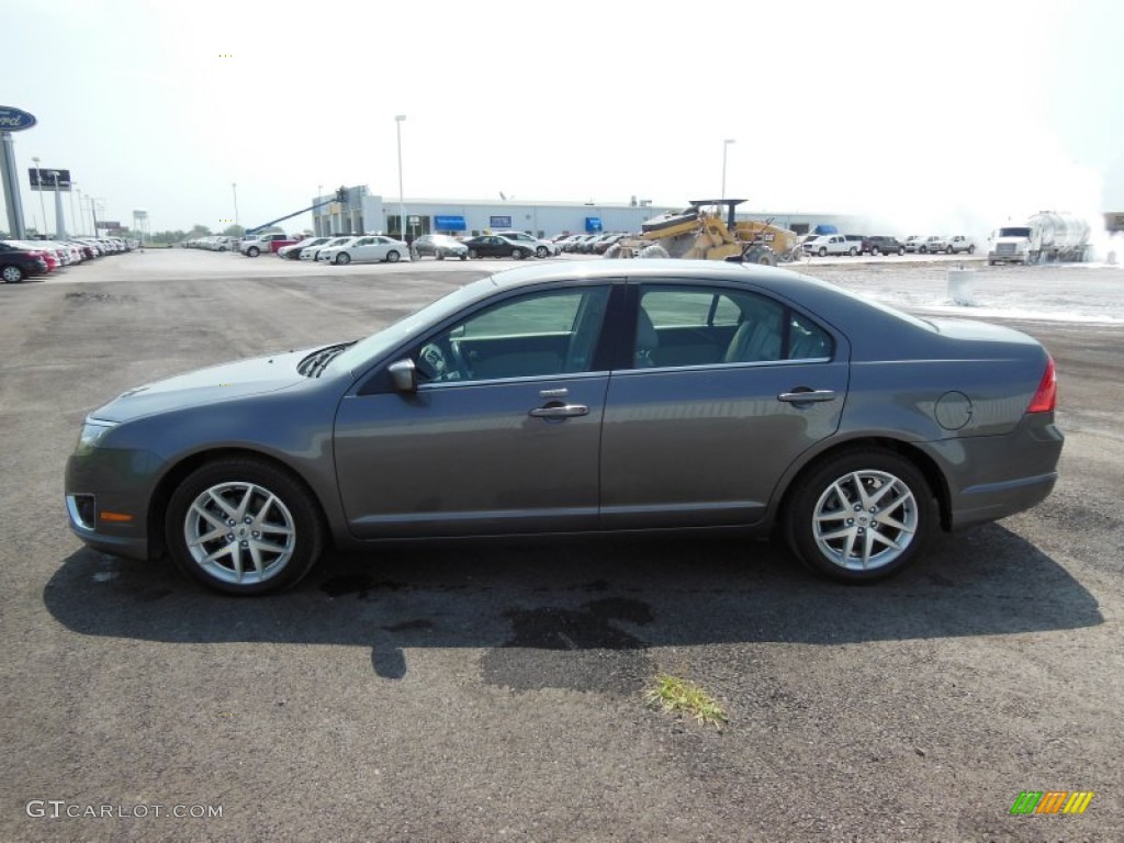 2011 Fusion SEL - Sterling Grey Metallic / Camel photo #5