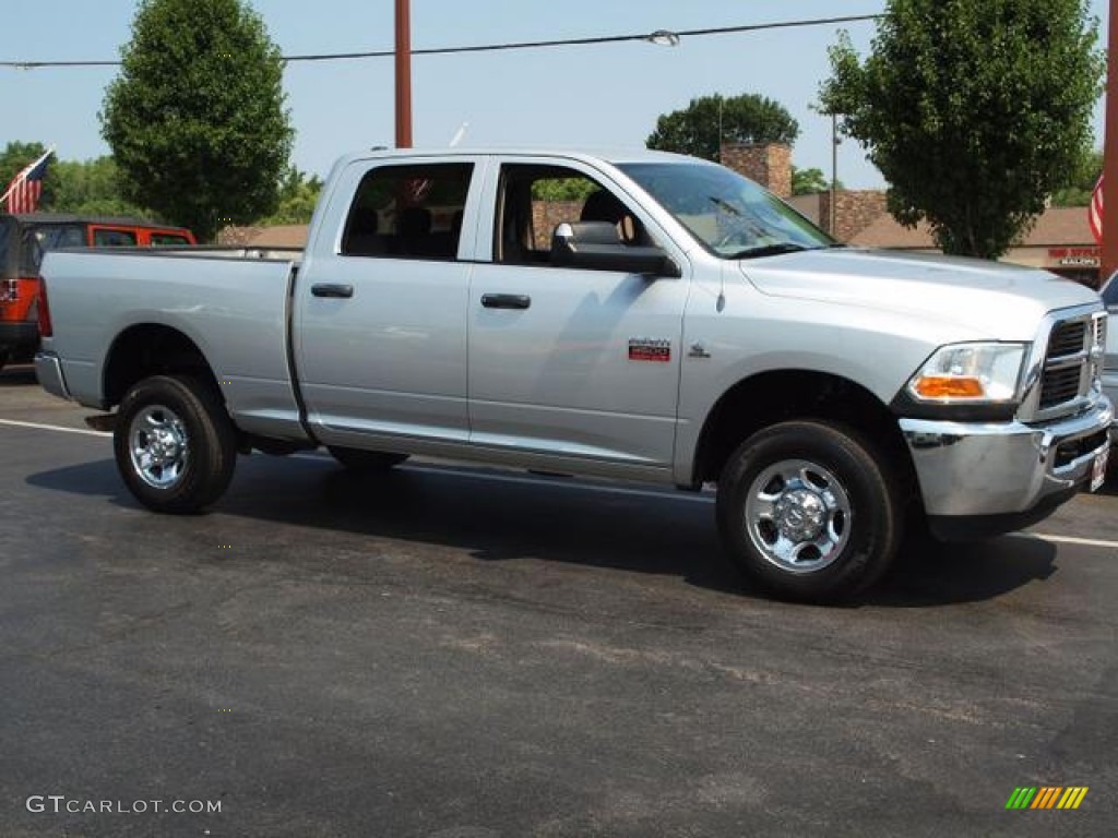 2010 Ram 3500 ST Crew Cab 4x4 - Bright Silver Metallic / Dark Slate/Medium Graystone photo #2