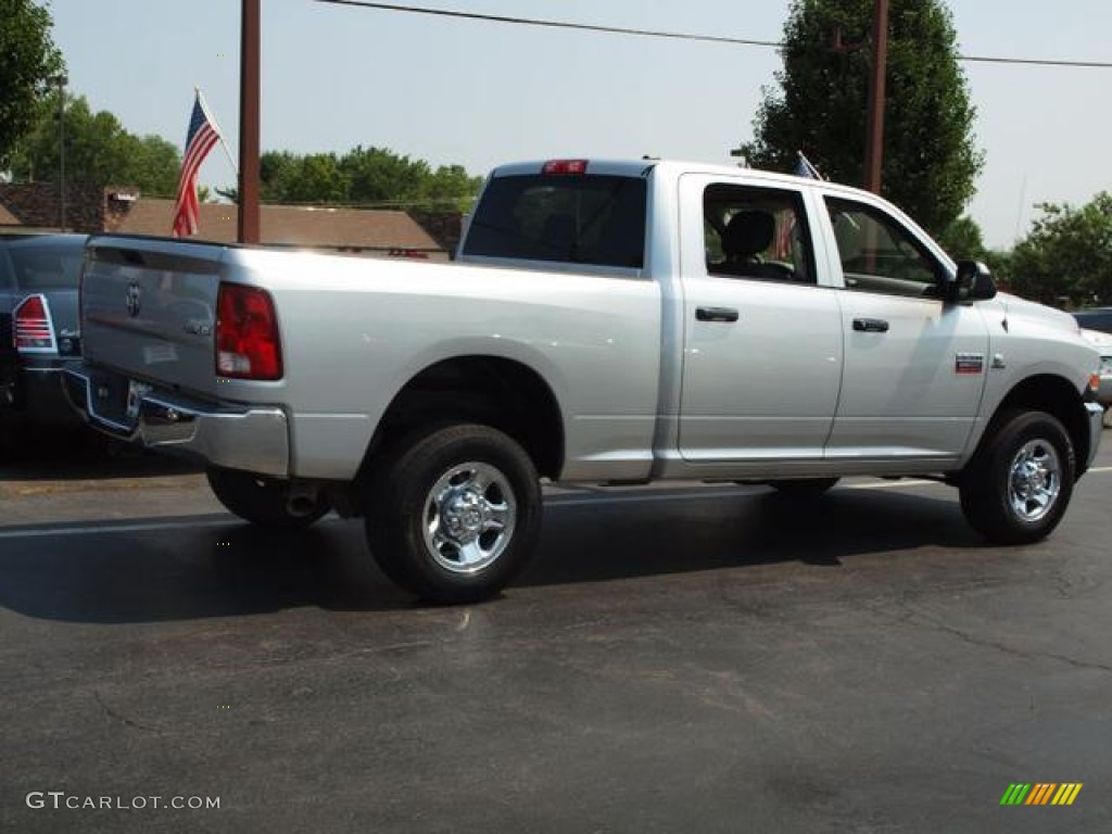 2010 Ram 3500 ST Crew Cab 4x4 - Bright Silver Metallic / Dark Slate/Medium Graystone photo #3