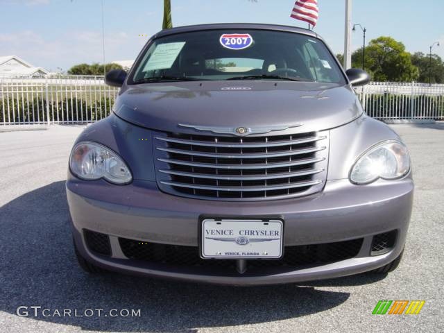 2007 PT Cruiser Convertible - Opal Gray Metallic / Pastel Slate Gray photo #9