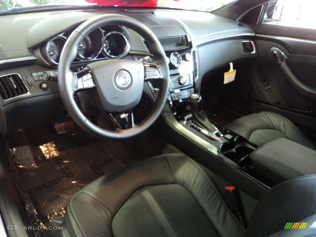 Ebony/Ebony Interior 2012 Cadillac CTS -V Coupe Photo #67521476