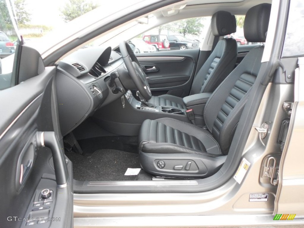 Black Interior 2013 Volkswagen CC Lux Photo #67522016