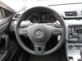 Black 2013 Volkswagen CC Lux Steering Wheel