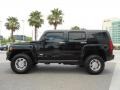 Black 2007 Hummer H3 Standard H3 Model Exterior