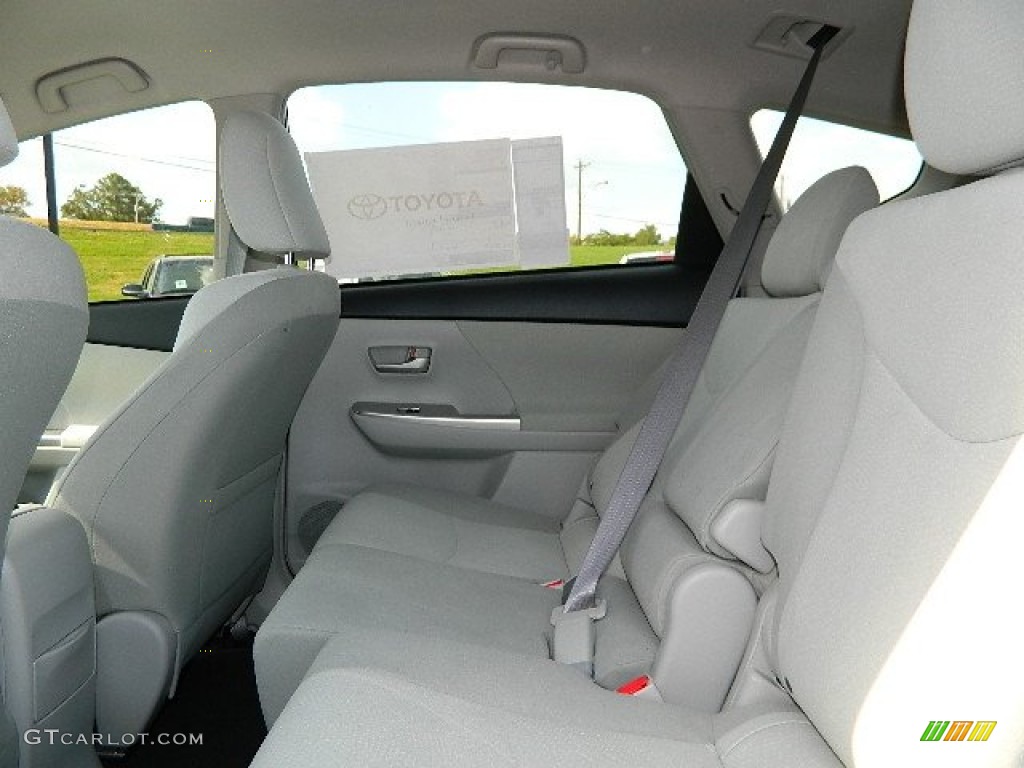2012 Toyota Prius v Two Hybrid Rear Seat Photo #67523968