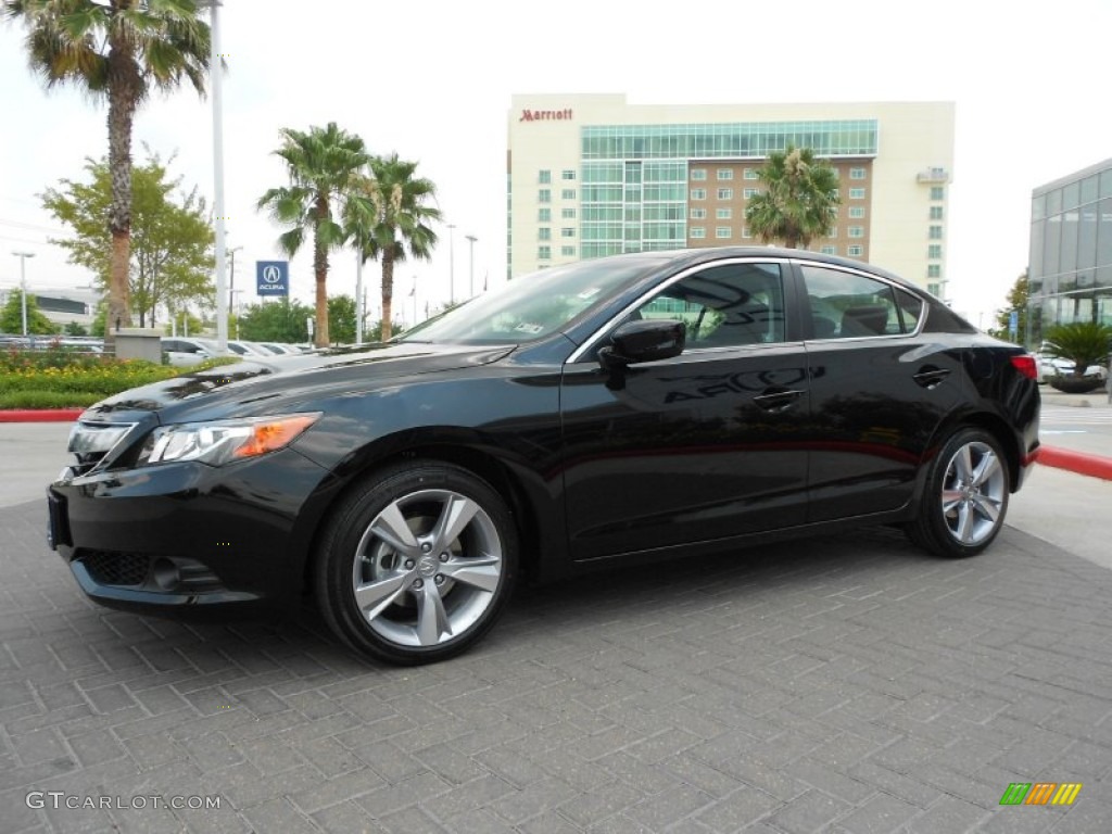 Crystal Black Pearl 2013 Acura ILX 2.0L Premium Exterior Photo #67524218
