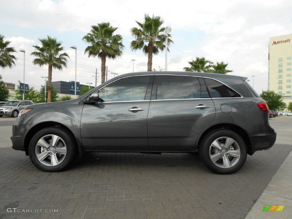 Polished Metal Metallic 2012 Acura MDX SH-AWD Advance Exterior Photo #67524423