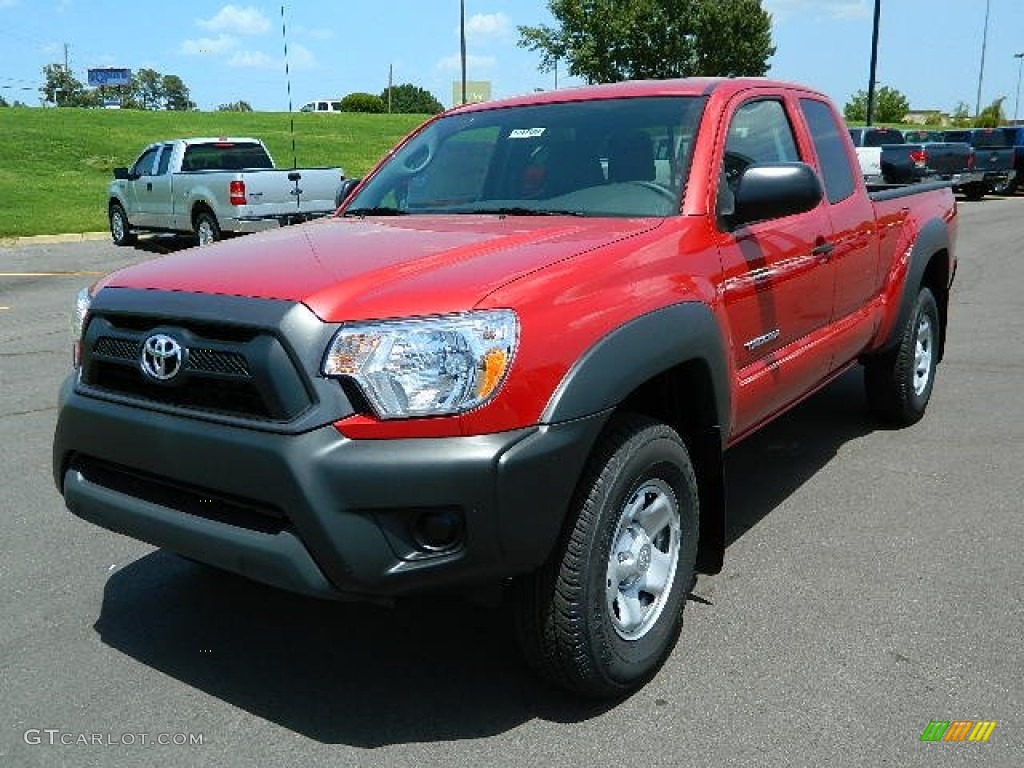 2012 Tacoma V6 Prerunner Access cab - Barcelona Red Metallic / Graphite photo #7