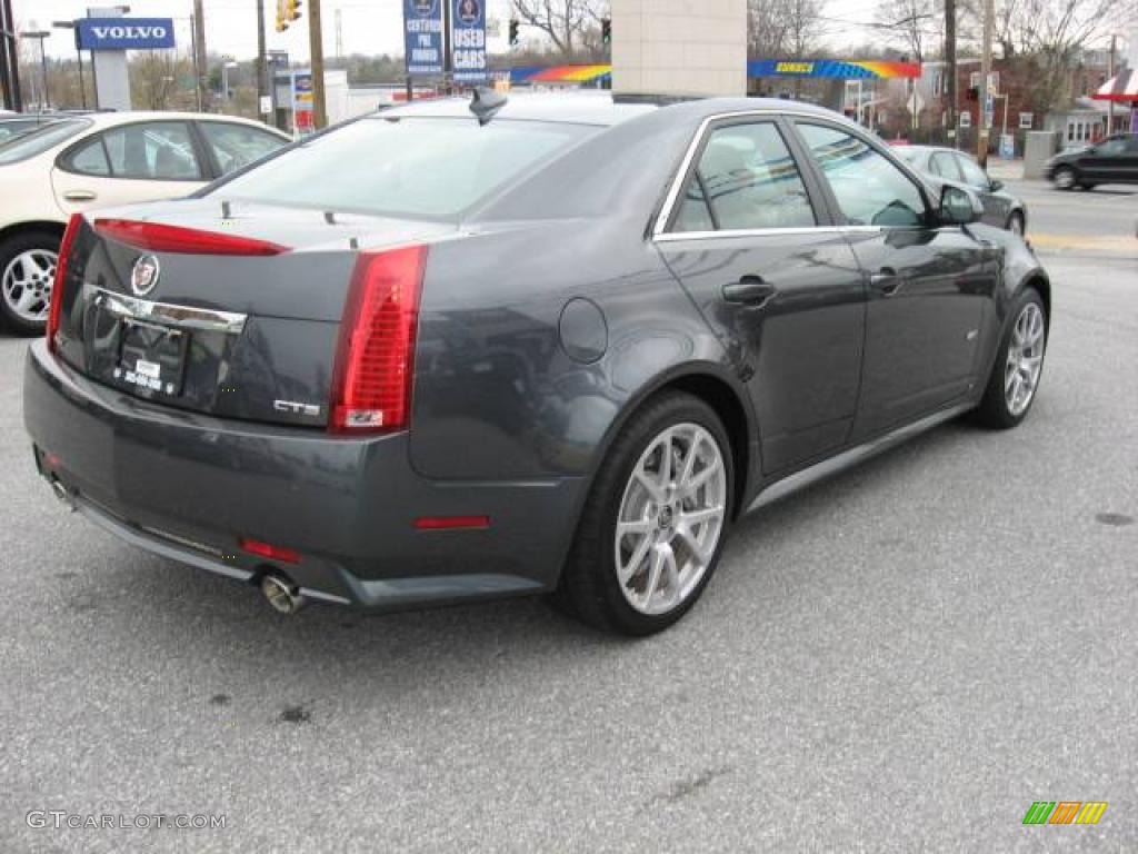 2009 CTS -V Sedan - Thunder Gray ChromaFlair / Ebony photo #9