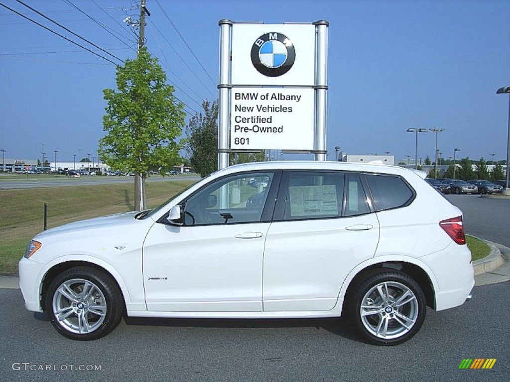 Alpine White BMW X3