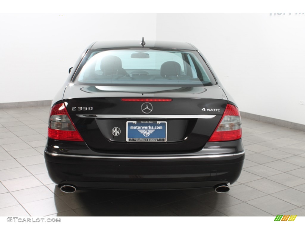 2007 E 350 4Matic Sedan - Sienna Black Metallic / Black photo #4