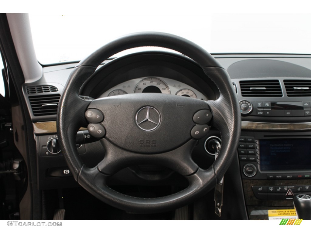 2007 E 350 4Matic Sedan - Sienna Black Metallic / Black photo #7