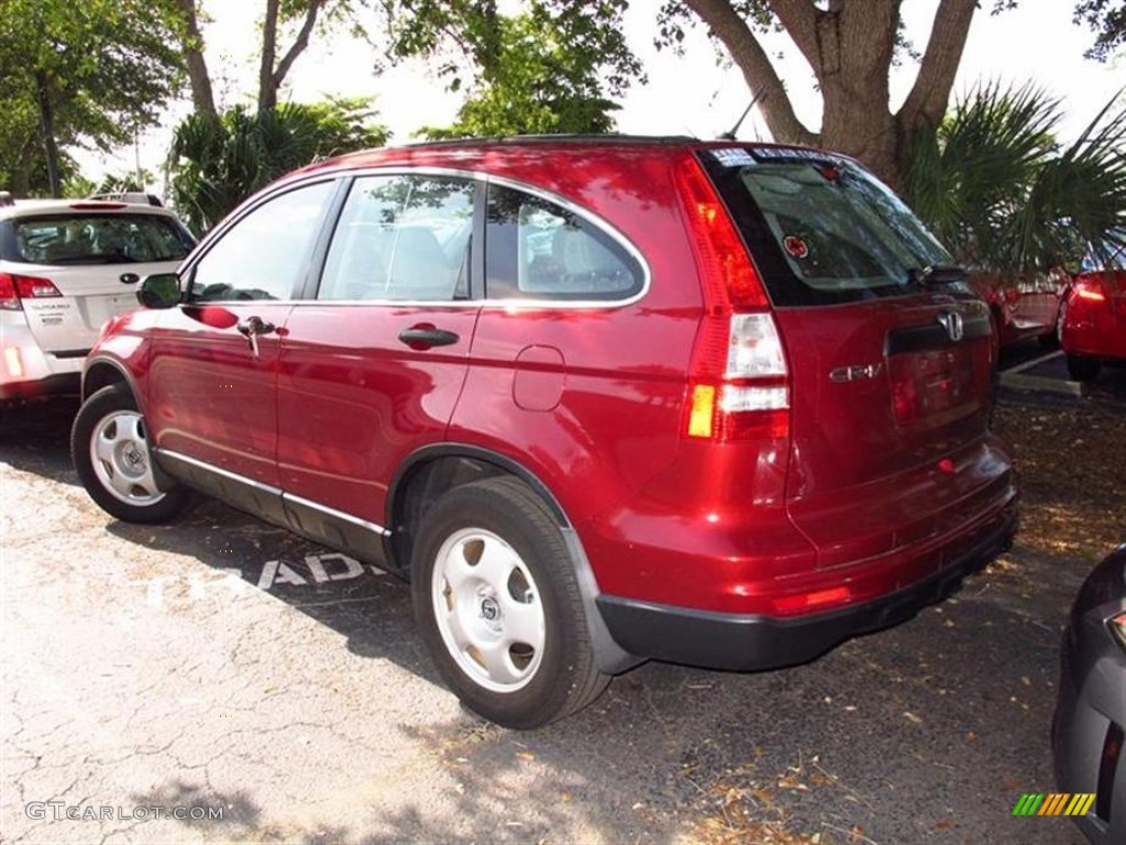 2010 CR-V LX - Tango Red Pearl / Gray photo #3