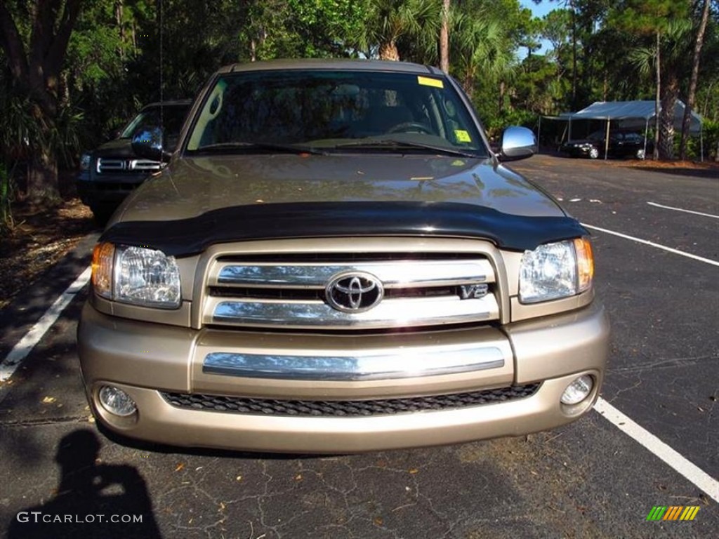 2003 Tundra SR5 Access Cab - Desert Sand Metallic / Oak photo #1