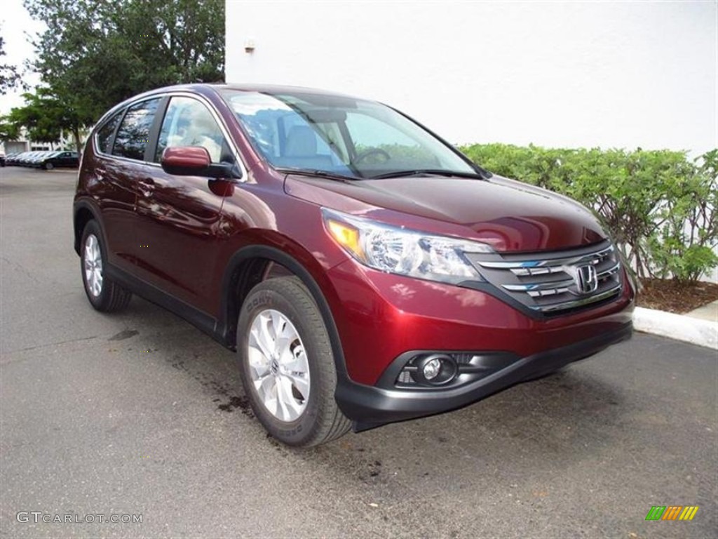 2012 CR-V EX - Basque Red Pearl II / Gray photo #1