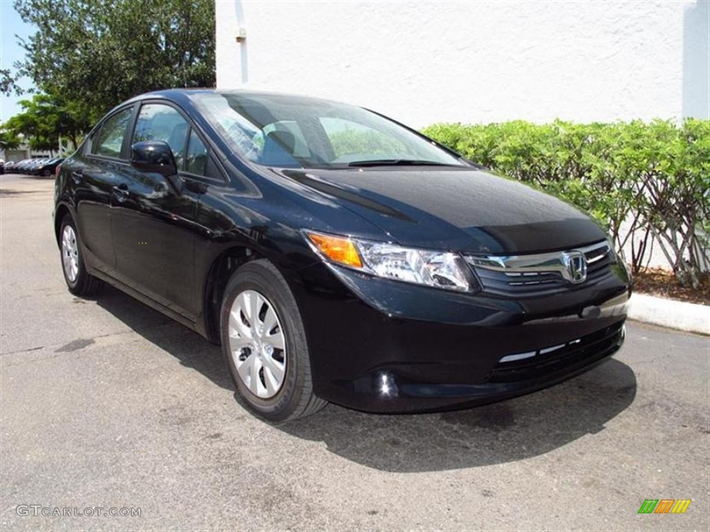 Crystal Black Pearl Honda Civic