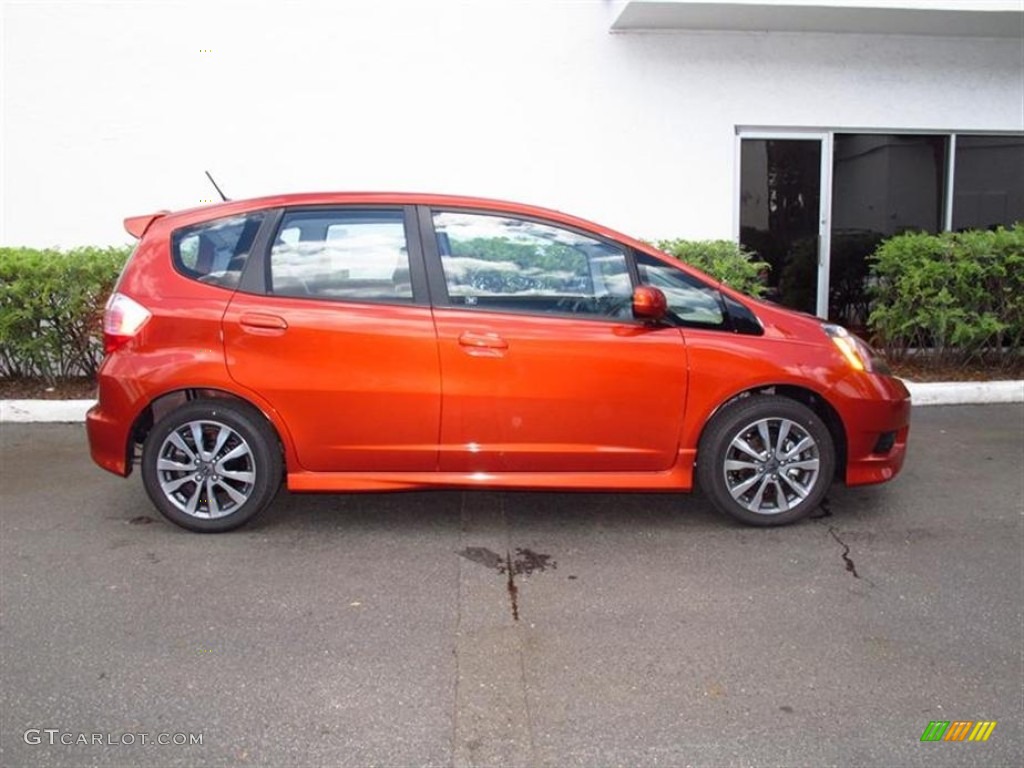 2012 Fit Sport - Orangeburst Metallic / Black photo #2