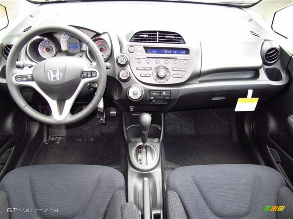 2012 Honda Fit Sport Black Dashboard Photo #67528671