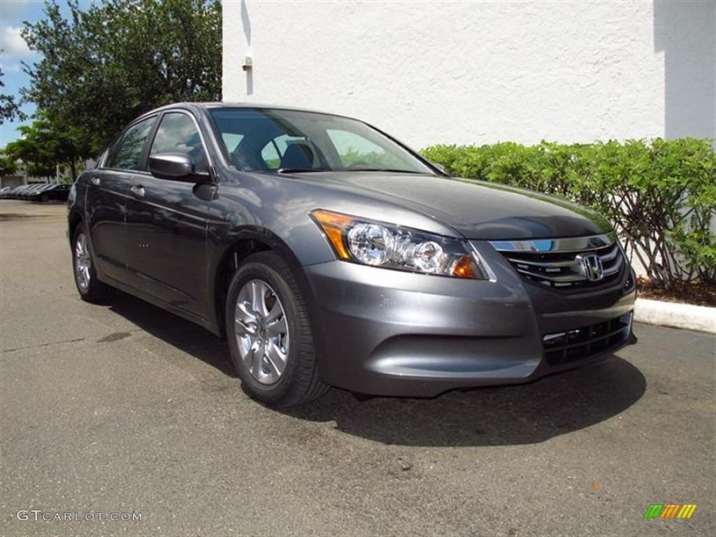 2012 Accord SE Sedan - Polished Metal Metallic / Black photo #1