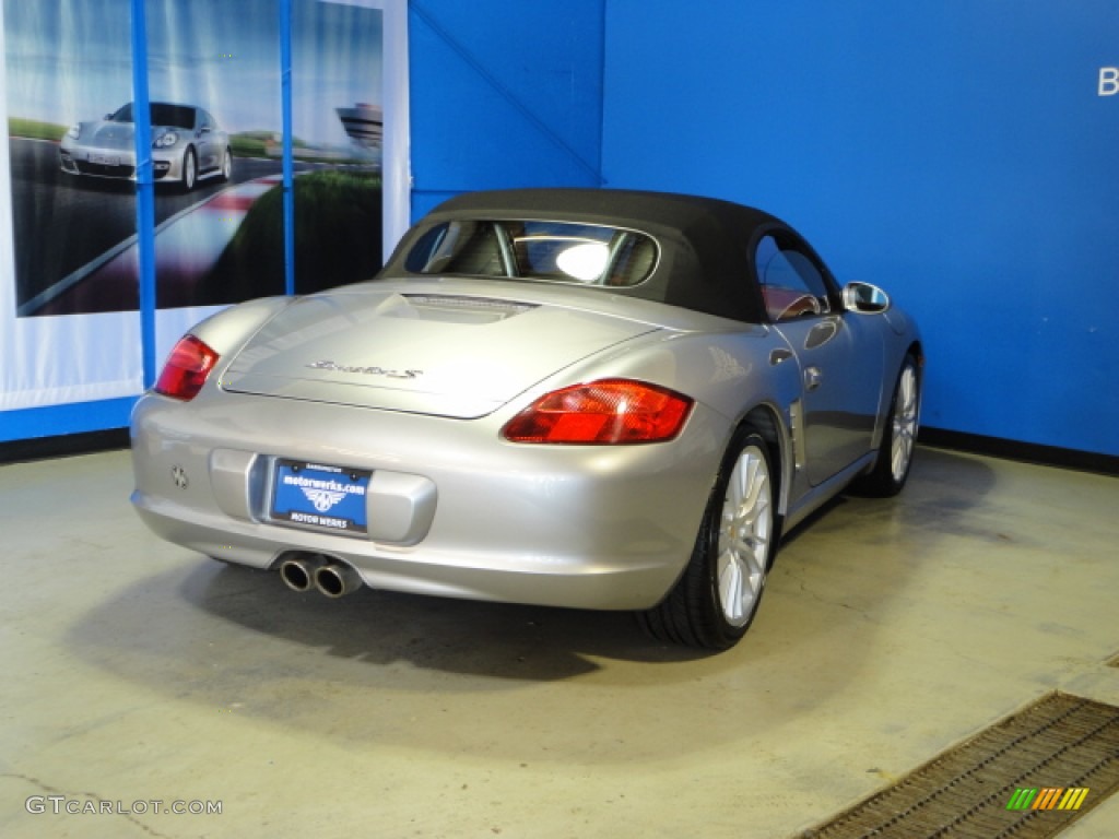 2008 Boxster RS 60 Spyder - GT Silver Metallic / Carrera Red photo #14